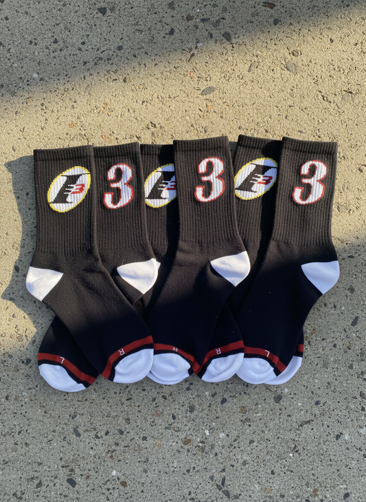 Black I3 Socks