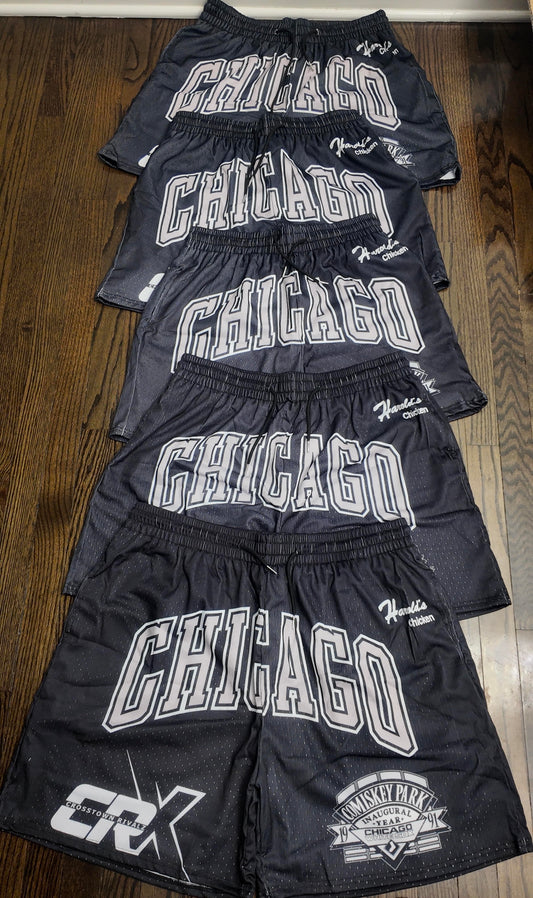 CRX Southside Shorts (Black/Grey White)